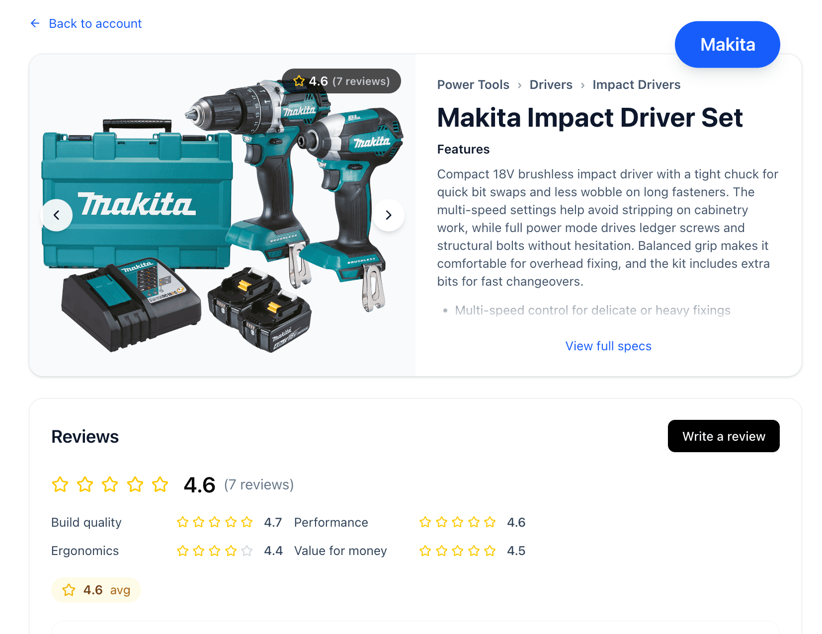 Tool reviews